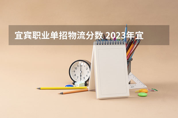 宜宾职业单招物流分数 2023年宜宾职业技术学院单招录取线