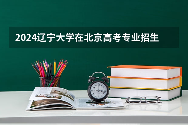 2024辽宁大学在北京高考专业招生计划人数预测