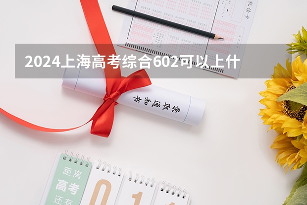 2024上海高考综合602可以上什么大学