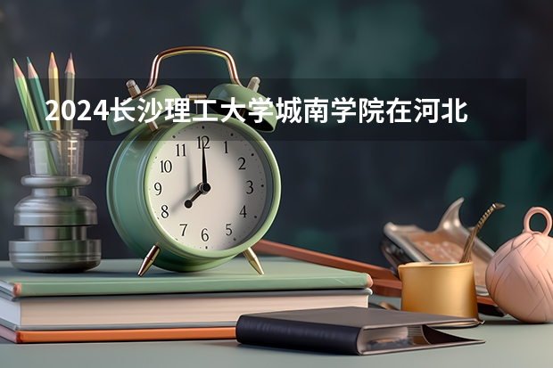 2024长沙理工大学城南学院在河北招生计划人数