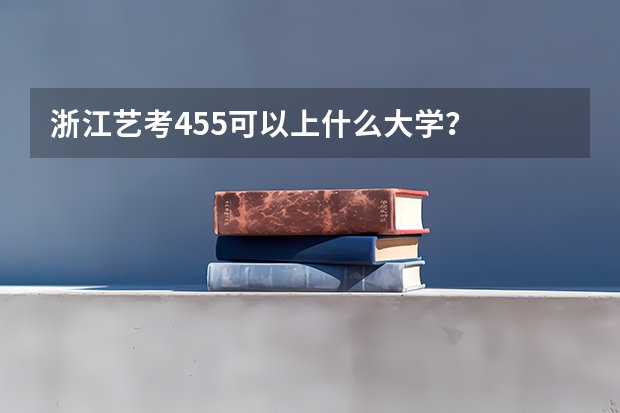 浙江艺考455可以上什么大学？