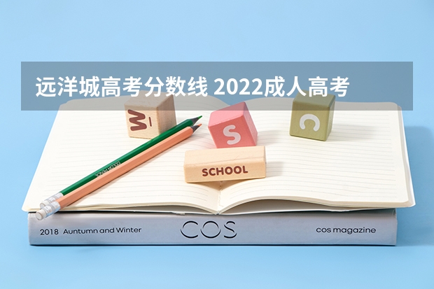 远洋城高考分数线 2022成人高考多少分录取